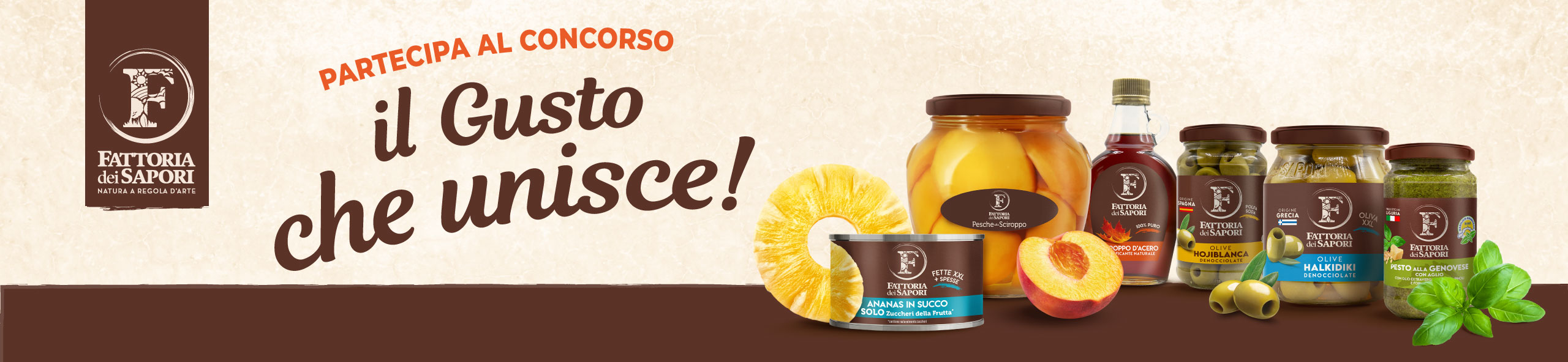 header Partecipa al concorso Il Gusto che unisce